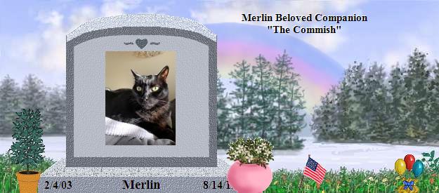 Merlin's Rainbow Bridge Pet Loss Memorial Residency Image