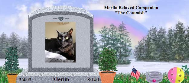 Merlin's Rainbow Bridge Pet Loss Memorial Residency Image