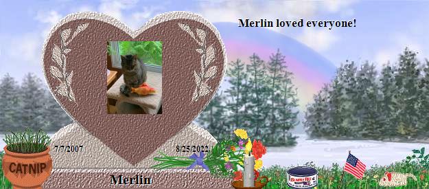 Merlin's Rainbow Bridge Pet Loss Memorial Residency Image