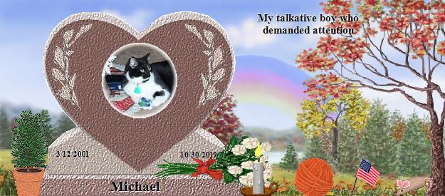 Michael's Rainbow Bridge Pet Loss Memorial Residency Image