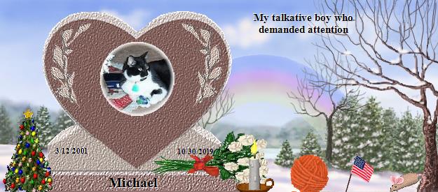 Michael's Rainbow Bridge Pet Loss Memorial Residency Image