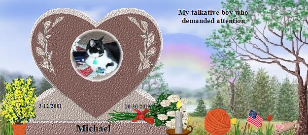 Michael's Rainbow Bridge Pet Loss Memorial Residency Image