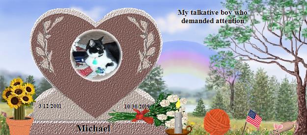 Michael's Rainbow Bridge Pet Loss Memorial Residency Image