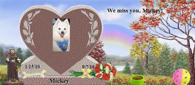Mickey's Rainbow Bridge Pet Loss Memorial Residency Image