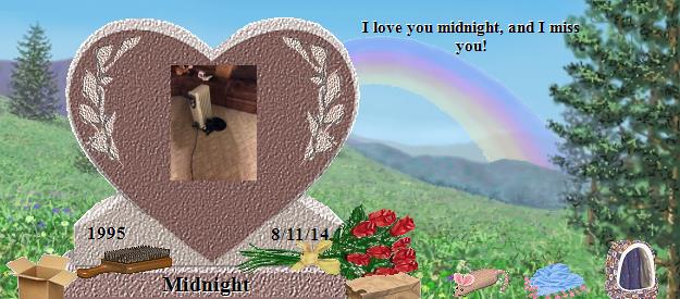 Midnight's Rainbow Bridge Pet Loss Memorial Residency Image