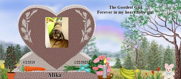 Mika's Rainbow Bridge Pet Loss Memorial Residency Image