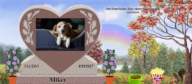 Mikey's Rainbow Bridge Pet Loss Memorial Residency Image