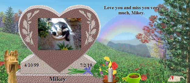 Mikey's Rainbow Bridge Pet Loss Memorial Residency Image