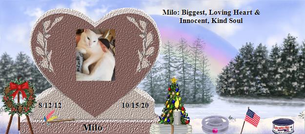 Milo's Rainbow Bridge Pet Loss Memorial Residency Image