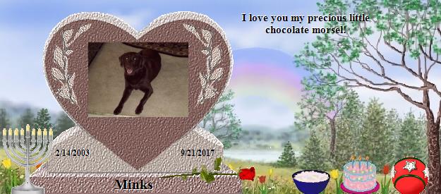 Minks's Rainbow Bridge Pet Loss Memorial Residency Image