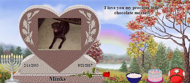 Minks's Rainbow Bridge Pet Loss Memorial Residency Image