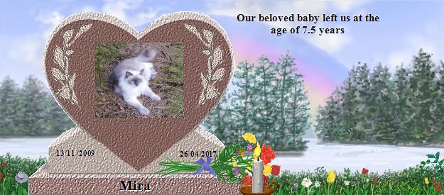 Mira's Rainbow Bridge Pet Loss Memorial Residency Image