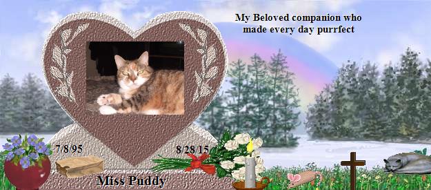 Miss Puddy's Rainbow Bridge Pet Loss Memorial Residency Image