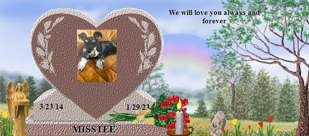 MISSTEE's Rainbow Bridge Pet Loss Memorial Residency Image