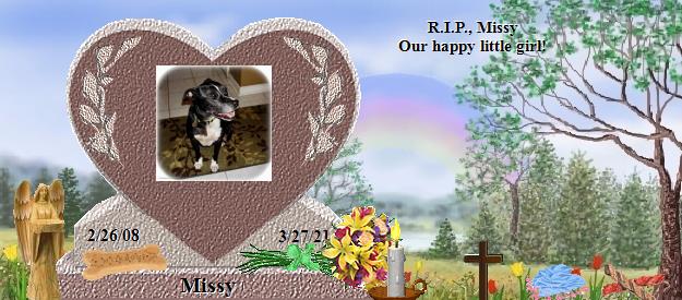 Missy's Rainbow Bridge Pet Loss Memorial Residency Image