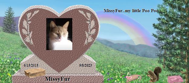 MissyFur's Rainbow Bridge Pet Loss Memorial Residency Image