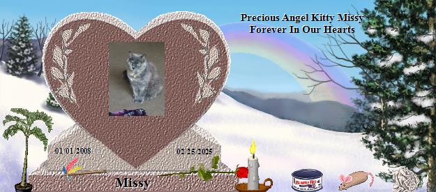 Missy's Rainbow Bridge Pet Loss Memorial Residency Image