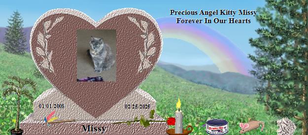 Missy's Rainbow Bridge Pet Loss Memorial Residency Image