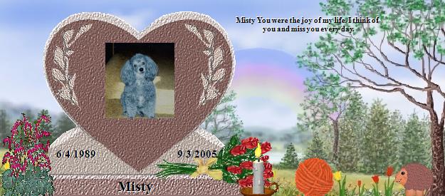 Misty's Rainbow Bridge Pet Loss Memorial Residency Image