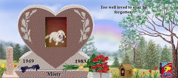 Misty's Rainbow Bridge Pet Loss Memorial Residency Image
