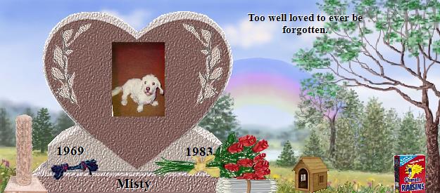 Misty's Rainbow Bridge Pet Loss Memorial Residency Image