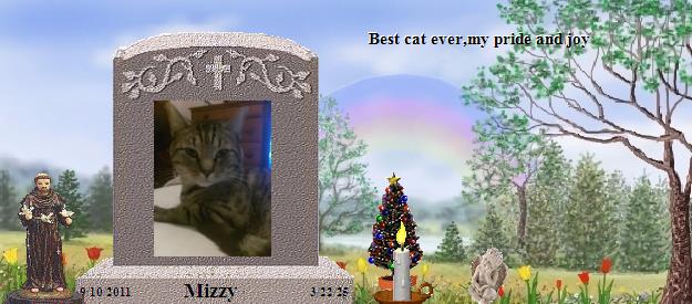 Mizzy's Rainbow Bridge Pet Loss Memorial Residency Image