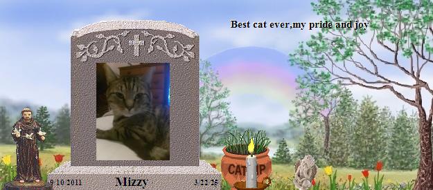 Mizzy's Rainbow Bridge Pet Loss Memorial Residency Image