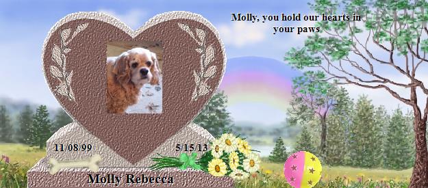 Molly Rebecca's Rainbow Bridge Pet Loss Memorial Residency Image