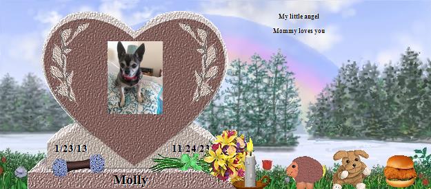 Molly's Rainbow Bridge Pet Loss Memorial Residency Image