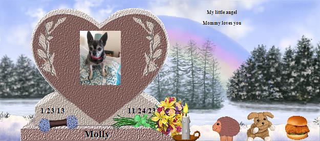 Molly's Rainbow Bridge Pet Loss Memorial Residency Image