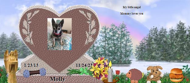 Molly's Rainbow Bridge Pet Loss Memorial Residency Image