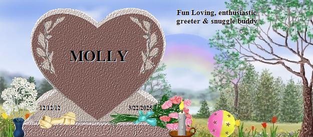 MOLLY's Rainbow Bridge Pet Loss Memorial Residency Image