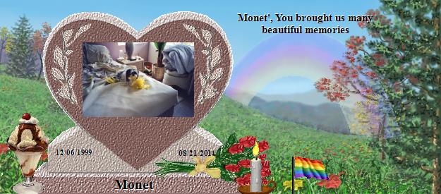 Monet's Rainbow Bridge Pet Loss Memorial Residency Image