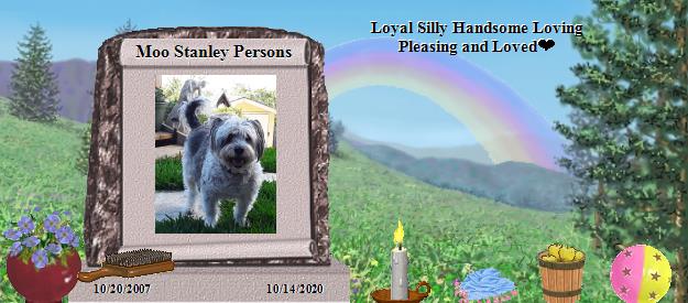 Moo Stanley Persons's Rainbow Bridge Pet Loss Memorial Residency Image