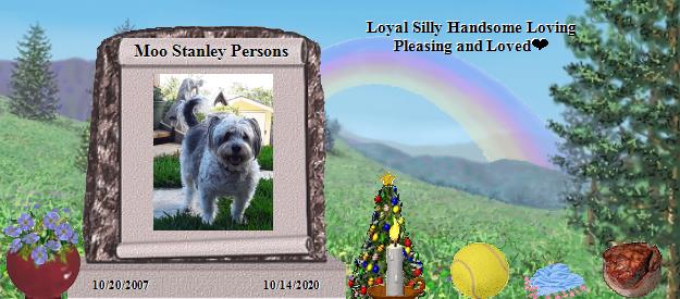 Moo Stanley Persons's Rainbow Bridge Pet Loss Memorial Residency Image