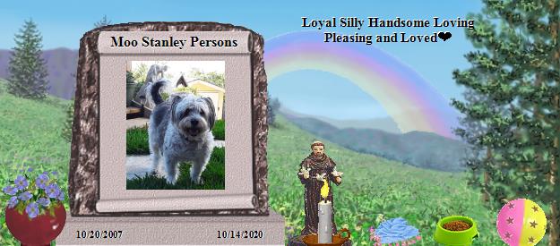 Moo Stanley Persons's Rainbow Bridge Pet Loss Memorial Residency Image