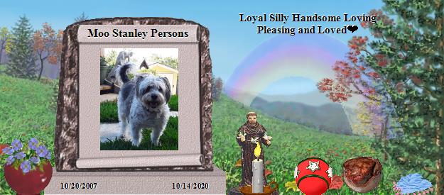 Moo Stanley Persons's Rainbow Bridge Pet Loss Memorial Residency Image