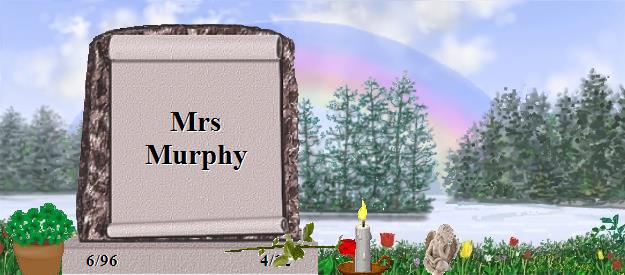 Mrs Murphy's Rainbow Bridge Pet Loss Memorial Residency Image