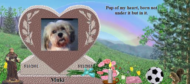 Muki's Rainbow Bridge Pet Loss Memorial Residency Image