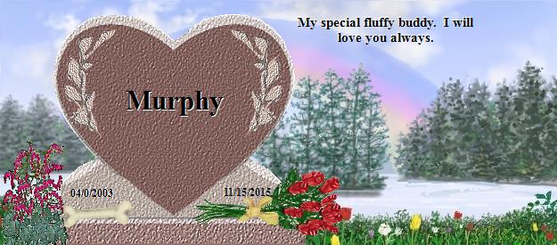 Murphy's Rainbow Bridge Pet Loss Memorial Residency Image