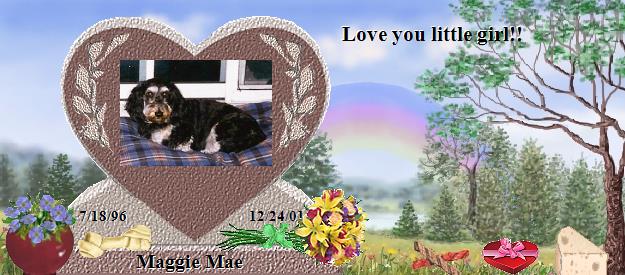 Maggie Mae's Rainbow Bridge Pet Loss Memorial Residency Image