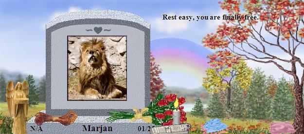 Marjan's Rainbow Bridge Pet Loss Memorial Residency Image