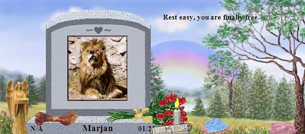 Marjan's Rainbow Bridge Pet Loss Memorial Residency Image