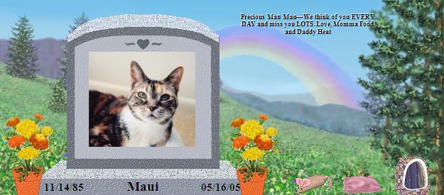 Maui's Rainbow Bridge Pet Loss Memorial Residency Image