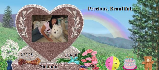 Nakoma's Rainbow Bridge Pet Loss Memorial Residency Image