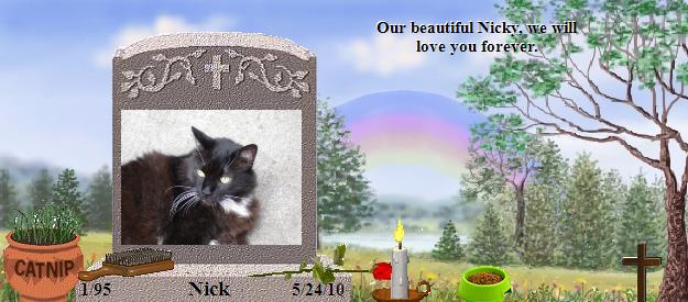 Nick's Rainbow Bridge Pet Loss Memorial Residency Image