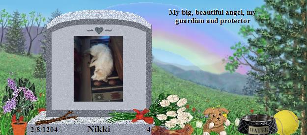 Nikki's Rainbow Bridge Pet Loss Memorial Residency Image