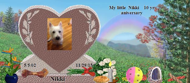 Nikki's Rainbow Bridge Pet Loss Memorial Residency Image
