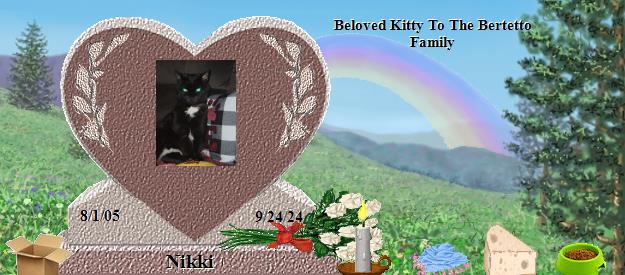 Nikki's Rainbow Bridge Pet Loss Memorial Residency Image