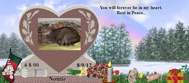 Nomie's Rainbow Bridge Pet Loss Memorial Residency Image